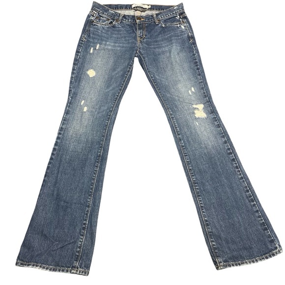 Abercrombie & Fitch Denim - Abercrombie & Fitch Women’s OS EMMA Ripped Boot Cut Jean